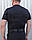 Футболка Стрейч вологовідвідна тканина Спорт чорна, фото 2