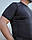 Футболка Стрейч вологовідвідна тканина Спорт чорна, фото 8