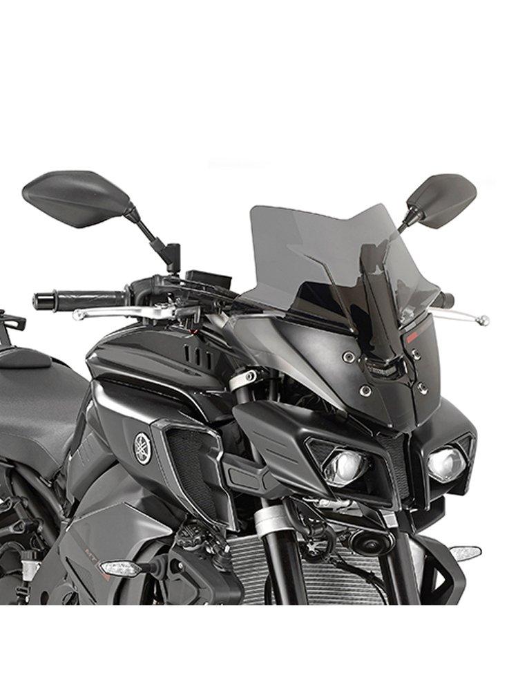 Спортивне вітрове скло Givi чорного кольору для Yamaha MT-10 (16 > 21), фото 1