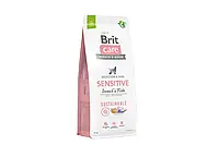 Brit Care Dog Sustainable Sensitive д/собак с чувствительной кожей насекомого и рыба 12кг