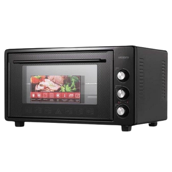 Електрична міні-піч 1600W 45л (конвекція/подв.скло + таймер) чорна MEO-S45FGB Ardesto