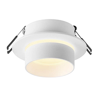 LED Світильник врізний під лампу GU10 круглий білий VL-SPF11R-W Videx, фото 3
