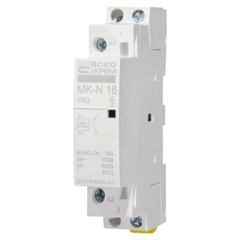 Модульний контактор MK-N 1P 16 А 1NO Аско