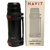 Термос 1000мл чорний Havit HV-TM004, фото 2