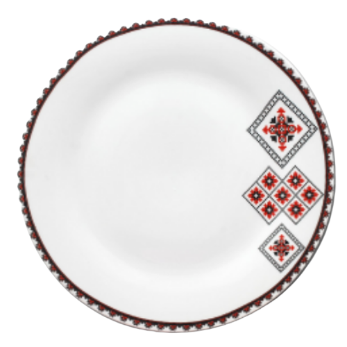 Тарілка Вишиванка 22,9см 30002-004 S&T
