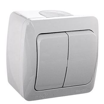 Зовнішні вимикачі білі та крем