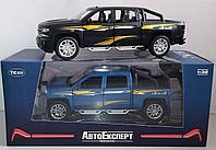 Chevrolet Silverado модель 1:32 ТМ "АвтоЕксперт". Металл, звук, свет