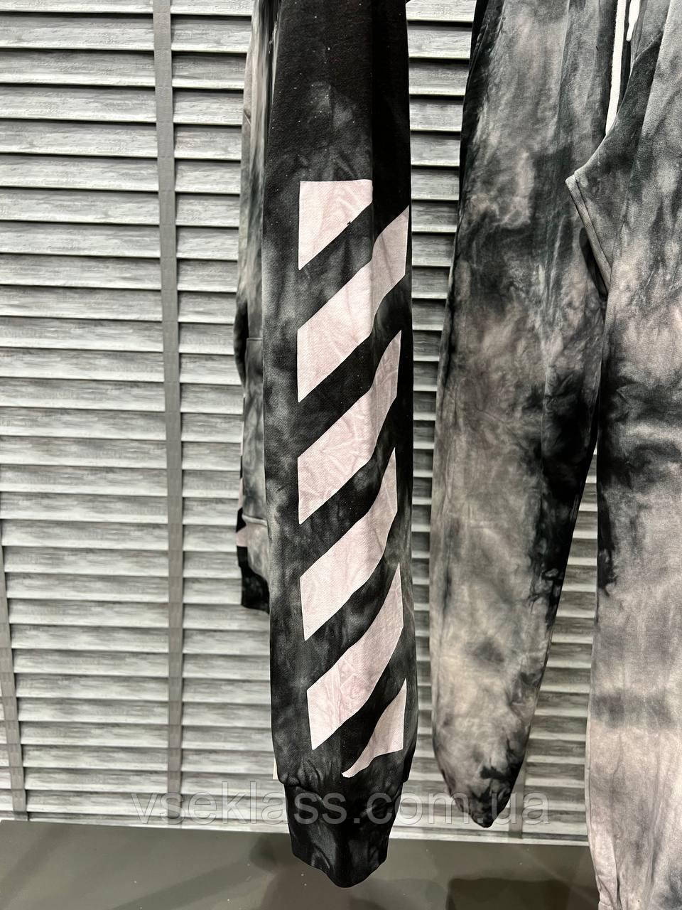 Купить Off White яркий серый брендовый мужской спортивный костюм худи и ...