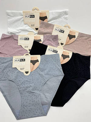 Жіночі трусики безшовні HANA сліпи ботал однотонні 81088