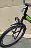 Складаний велосипед Mustang Folding 24*2409 (фара) чорно салатовий, фото 5