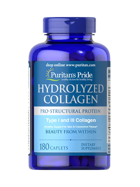 Коллаген Hydrolyzed Collagen Puritan's Pride 1000 mg 180 капс