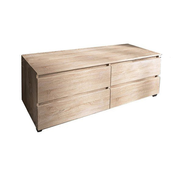 Тумба під телевізор у вітальню з ламінованої ДСП ЛТВ-1400 Лайт Еверест Дуб сонома, фото 1