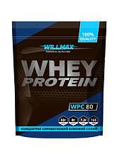 Протеїн сироватковий Whey Protein 80% 920g смак Willmax Сироватковий концентрат, Лісова Ягода