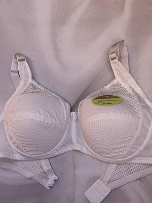 Жіночий бюстгальтер білий yalisi напівпоролон бабуся чашка DD (оригінал) 8231-8