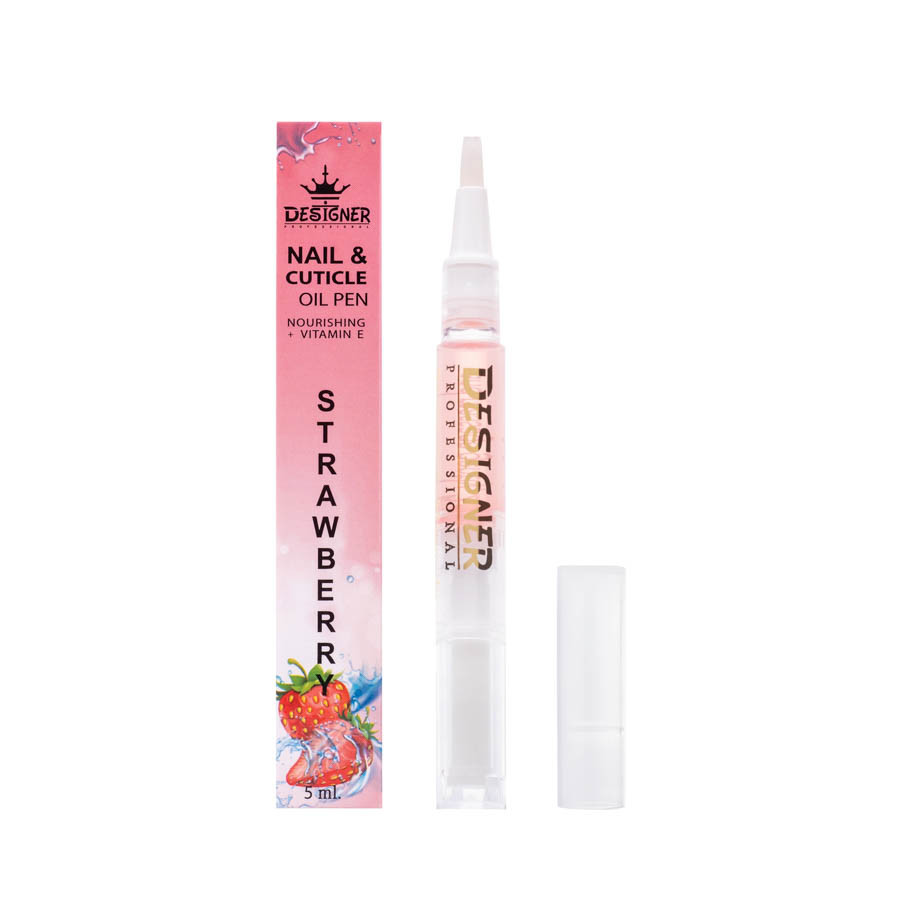 Олія поживна для кутикули Nail&Cuticle в олівці Designer 5 мл. Strawberry Полуниця