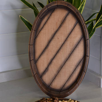 Блюдо дерев'яне Бочка для подачі Розмір 14 х 25 см. Код/Артикул 218