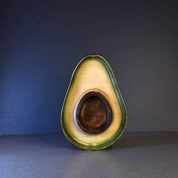 Авокадо блюдо для подачі дерев'яне 17 х 24 см. Менажниця Код/Артикул 219