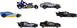 Хот Вілс Бетмен Набір базових метал машинок Hot Wheels Batman Character Cars 6-Pack HBY35 Mattel Оригінал, фото 6