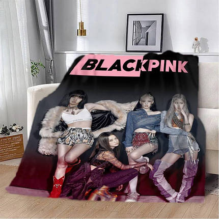 Плед 3D Black Pink 13157 135х160 см ID 4593992, фото 1
