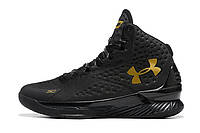 Мужские баскетбольные кроссовки Under Armour Curry One Black/Gold