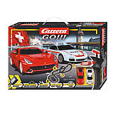 Автотрек Carrera Go Тачки Ракетний гонщик  на Ferrari та поліцейський Porsche 5,5 м, фото 3