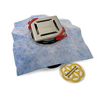 Горизонтальний трап для душу PYS Floor Drain 10х10 см, малюнок решітки лінія Evimetal, фото 10