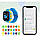 Дитячий розумний годинник AmiGo GO009 Blue/Yellow, фото 4