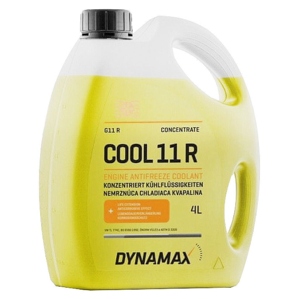 Dynamax Cool G11 R жовтий, 4 л (501690) концентрат антифризу, фото 1