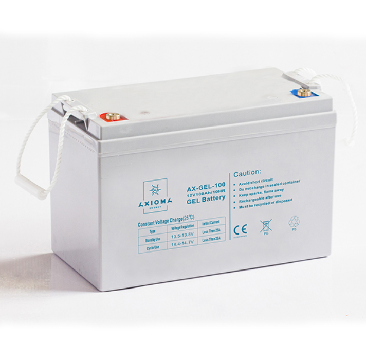 Акумулятор гелевий 100 А·год 12 В, модель AX-GEL-100, Axioma energy ...