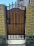 Розпашні ворота з хвірткою, фото 3
