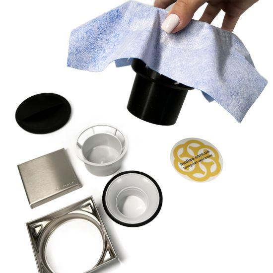 Купить Вертикальный трап для душевой кабины PYS Floor Drain 10х10 см ...