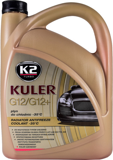 Готовий антифриз K2 Kuler G12/G12+ червоний -35 °C, фото 1