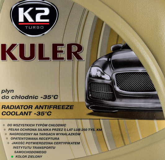 Готовий антифриз K2 Kuler зелений -35 °C, фото 1