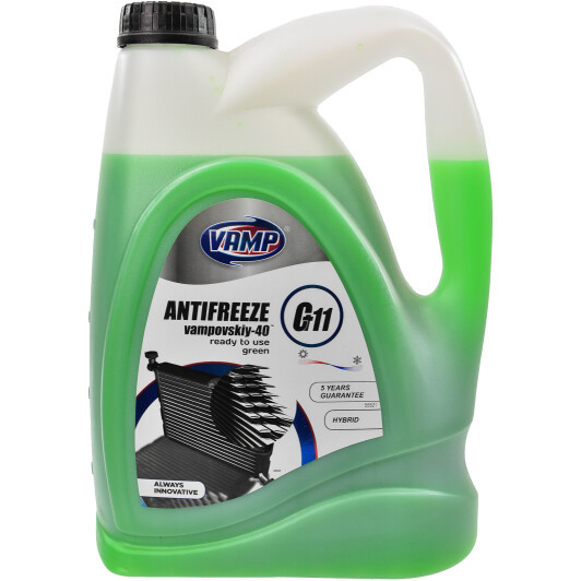 Готовий антифриз VAMP CT11 G11 зелений -30 °C, фото 1