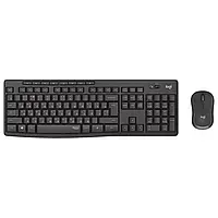 Комплект (клавіатура, миша) бездротовий Logitech MK295 Combo Black USB (920-009800)