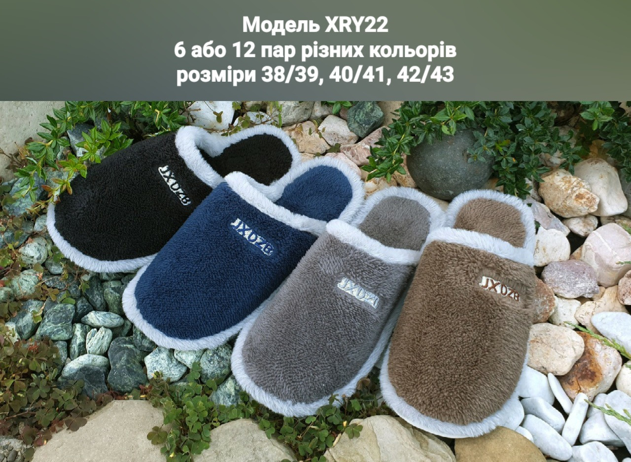 Чоловічі тапочки