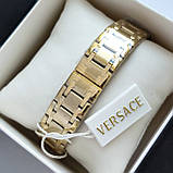 Жіночий наручний годинник Versace (версачі) преміум якості, золотистий - код 2173b, фото 4