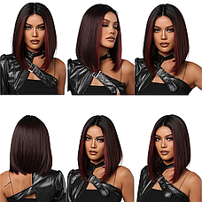 Перука Medium Ombre Brisa, натуральне синтетичне волосся, фото 3