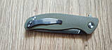 Ніж Широкогорів Фліпер F3 Китай хакі, фото 5