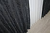 Шторна тканина льон мармур, колекція  "Pavliani ХО". Колір синьо-графітовий. Код 1262ш, фото 4
