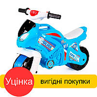 Уценка! Каталка-толокар Мотоцикл Полиция Технок 5781 Синий | Мотоцикл-беговел
