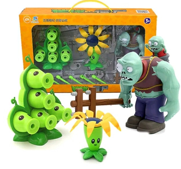 Ігровий Набір Рослини проти Зомбі 3 шт Plants vs Zombies (00029)