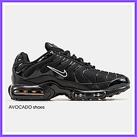 Кроссовки мужские Nike air max TN plus black / Найк аир макс ТН плюс черные