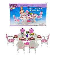Меблі для барбі Gloria Їдальня велика