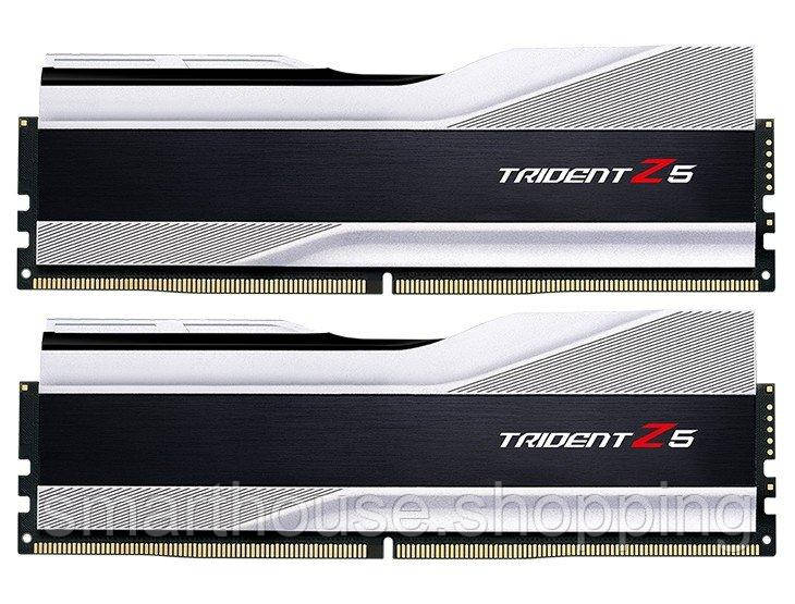 Модуль пам`ятi DDR5 2x16GB/6000 G.Skill Trident Z5 Silver (F5-6000J3040F16GX2-TZ5S), фото 1