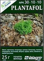 Plantafol (Плантафол), Минеральное удобрение, 25 г, NPK 30-10-10, Valagro