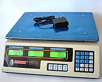 Весы электронные торговые MATARIX MX-410B до 50 кг со счетчиком цены