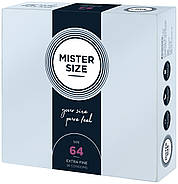 Презервативи Mister Size — pure feel — 64 (36 condoms), товщина 0,05 мм (м'ята упаковка!!!!, фото 4