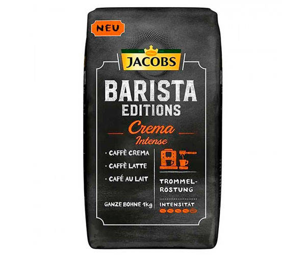 Купить Кофе Jacobs Barista Crema Intense в зернах 1 кг, цена 543 ...