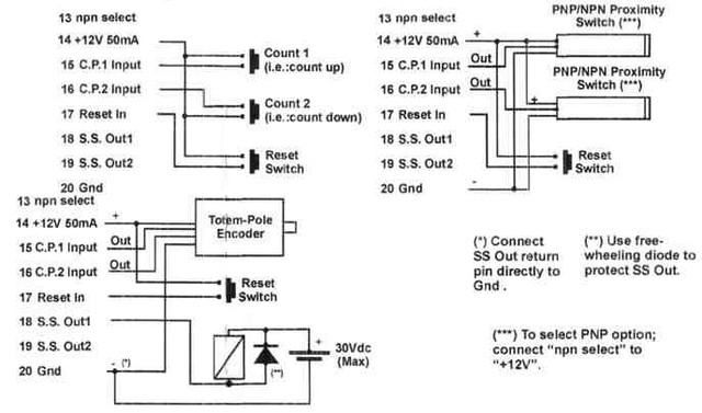 лічильник імпульсів - схема підключення лічильник імпульсів
